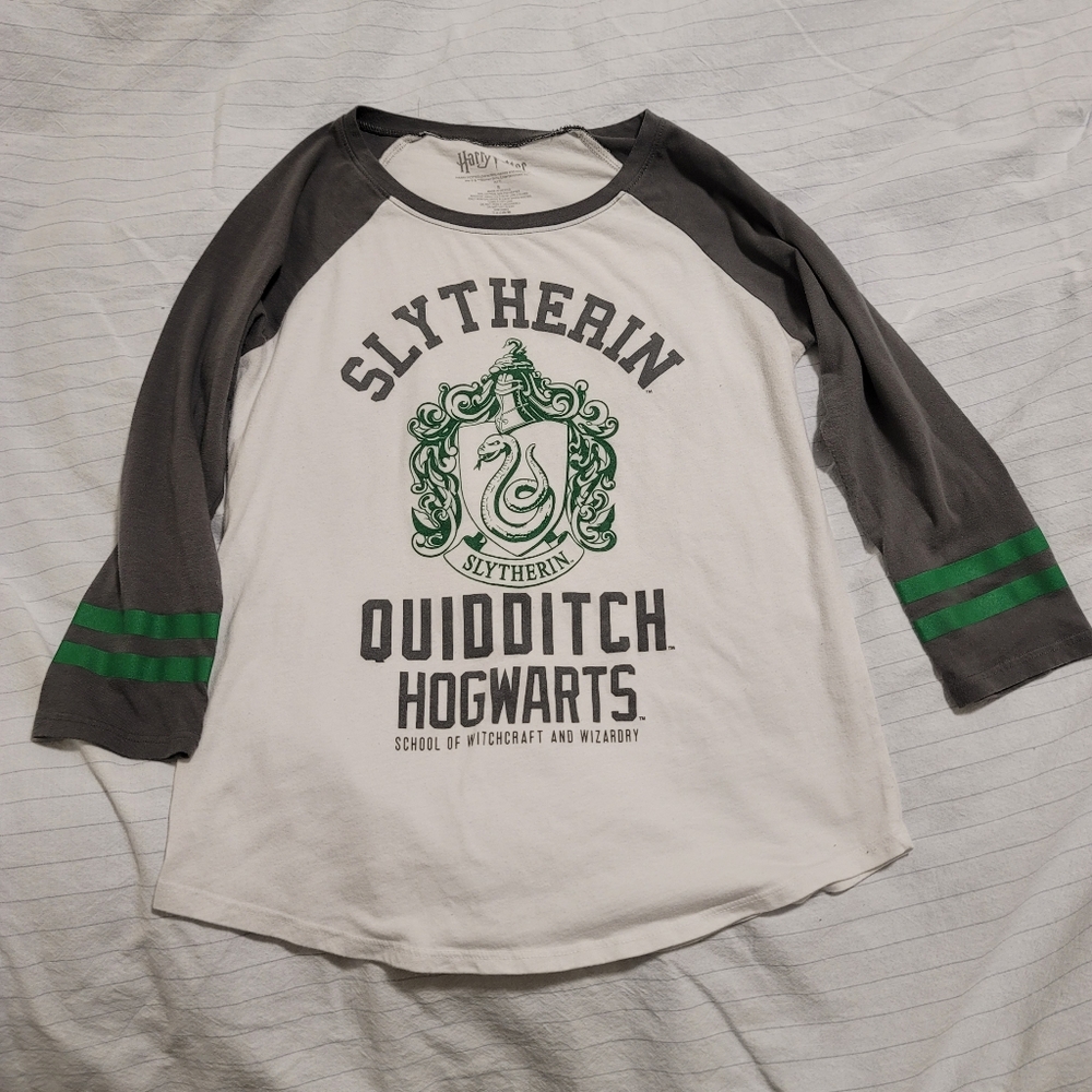 Slytherin Raglan Style Shirt, Size Small
